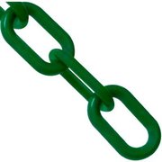 GEC Mr. Chain Plastic Chain, 1in Link, 100'L, HDPE, Evergreen 10054-100